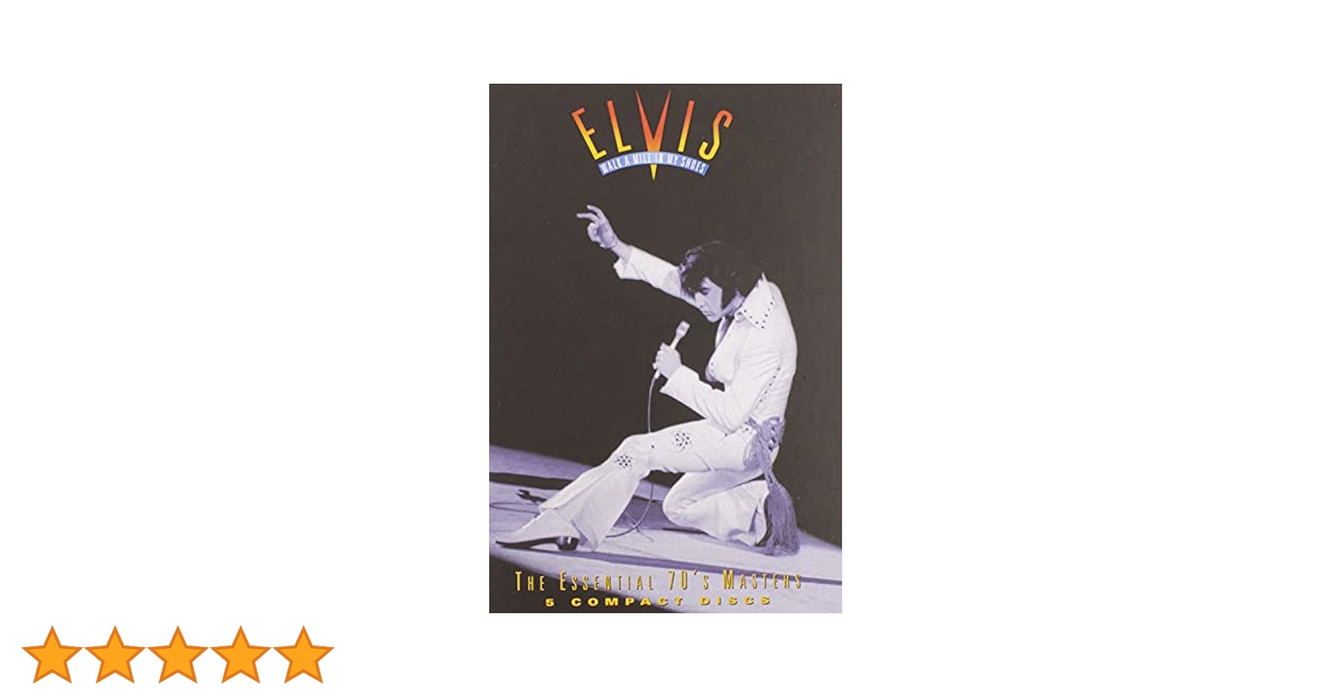 米5discs CD Presley, Elvis Walk a Mile in My Shoes: The Essential 70s Masters  07863666702  /00940 Walk A Mile In My Shoes: The Essential 70's Masters: Amazon